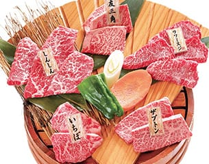 特選山牛桶盛り