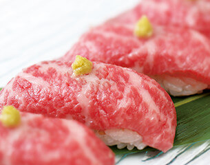 山形牛握り