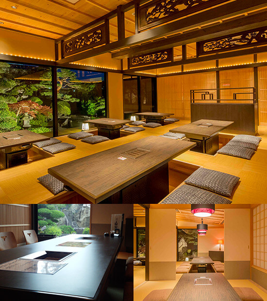 山牛の店内