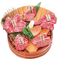 特選山牛桶盛り（ハーフ）