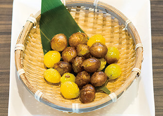 素揚げ山形銀杏（山辺産）