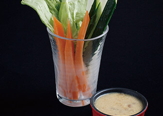 スティック野菜のバーニャカウダー