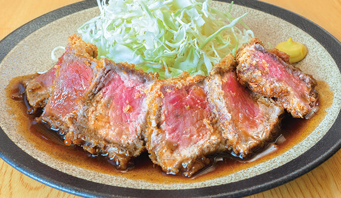 牛カツ定食