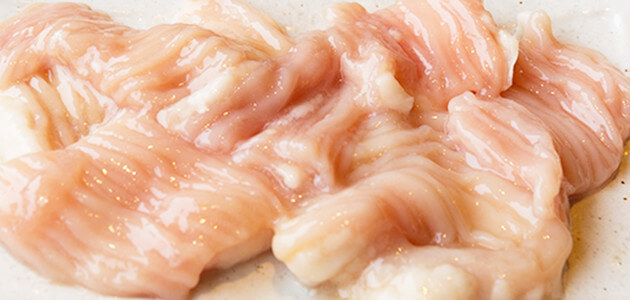 山牛のホルモンは新鮮そのもの