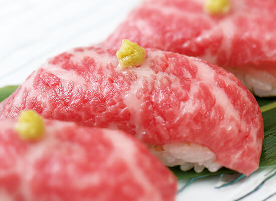 山形牛握り